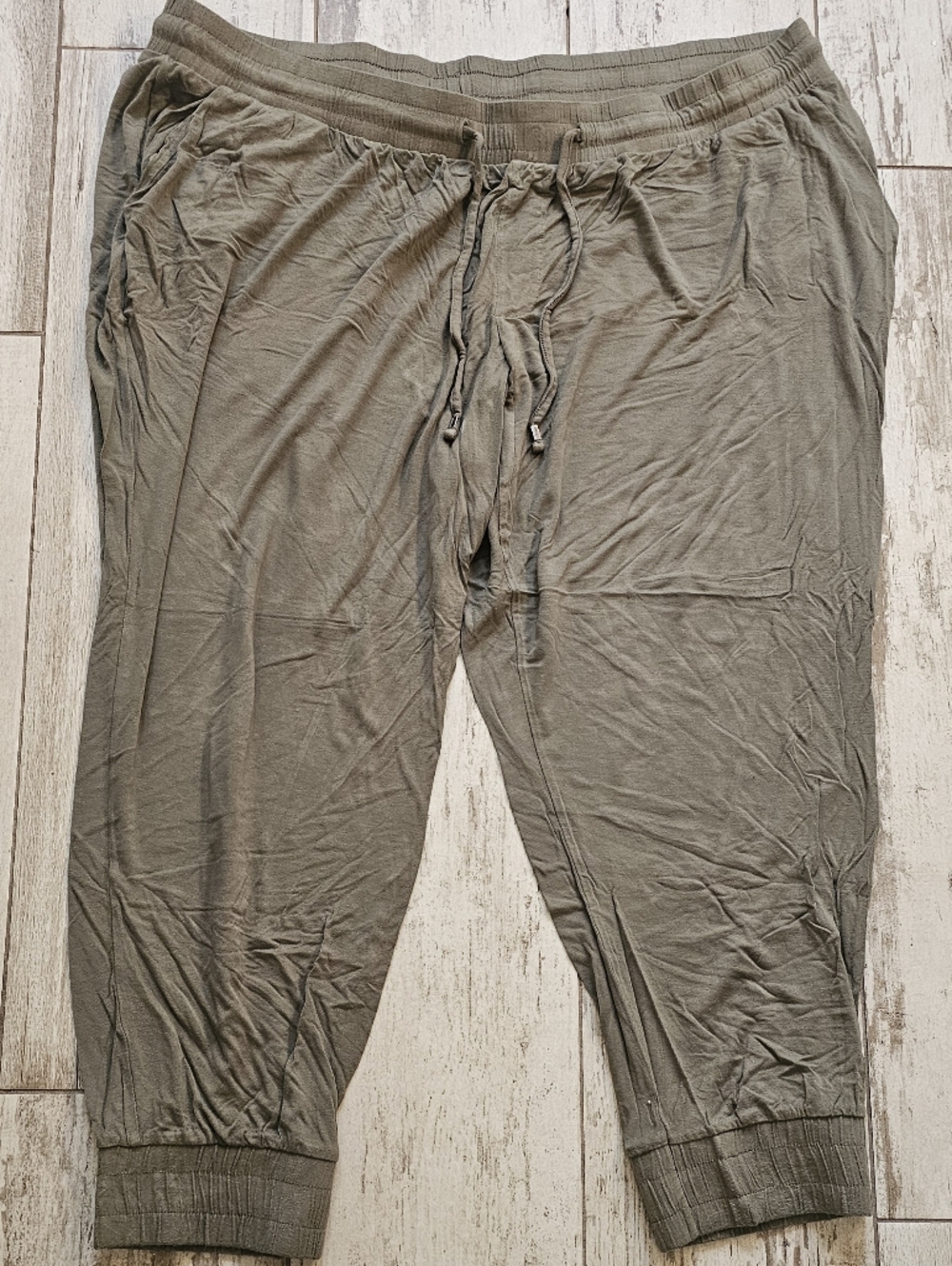 Old Navy Lightweight Drawstring Jogger Pants - Olive Green 3X